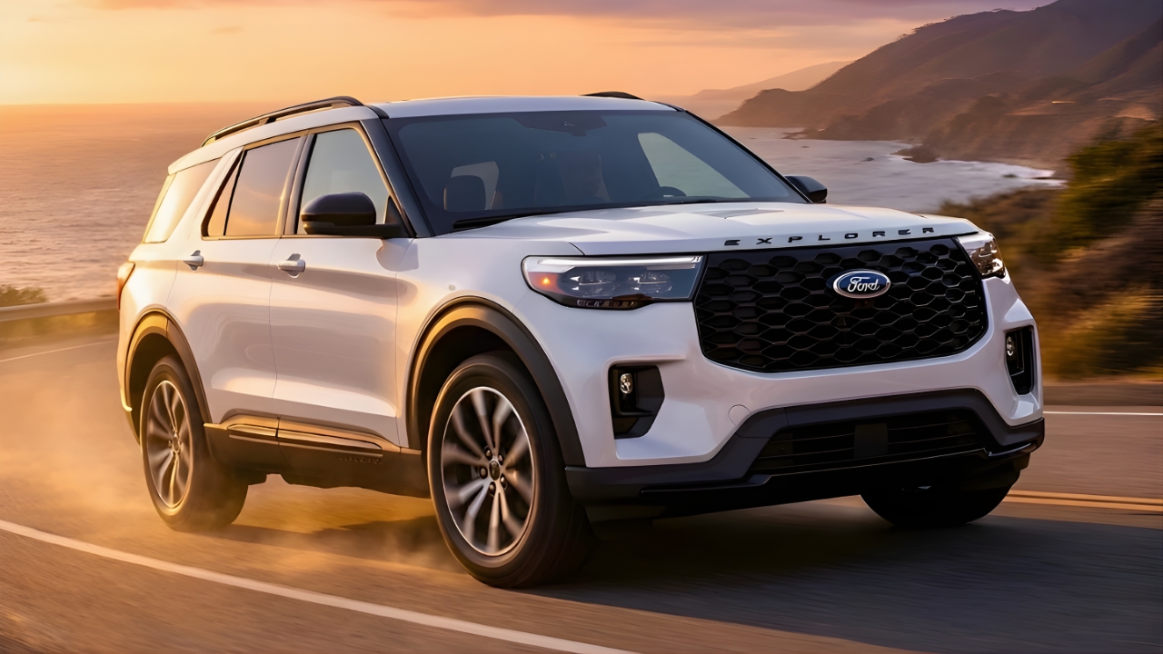 2026 Ford Explorer ST-Line Revealed: Sporty Design, 300HP Turbo, and AWD Performance